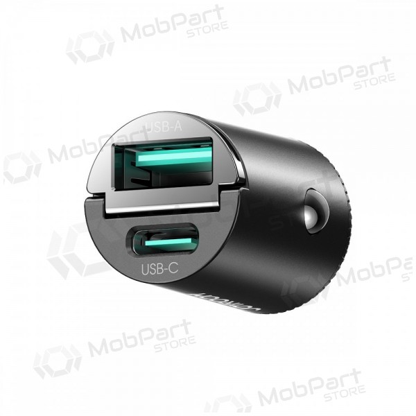 Joyroom JR-CCN18 65 W USB-C + USB-A Auto-Ladegerät schwarz