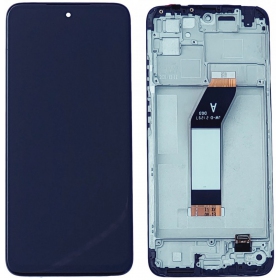 Xiaomi Redmi 10 2022 Display (Schwarz) (mit Rahmen) (original)