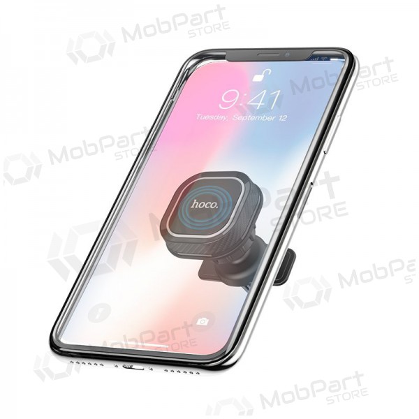 Automobilinis Universal telefono laikiklis Hoco CA52 attaches to ventilation grilles, magnetic, Schwarz-Grau Automobilinis Universal telefono laikiklis Hoco CA52 attaches to ventilation grilles, magnetic, Schwarz-Grau