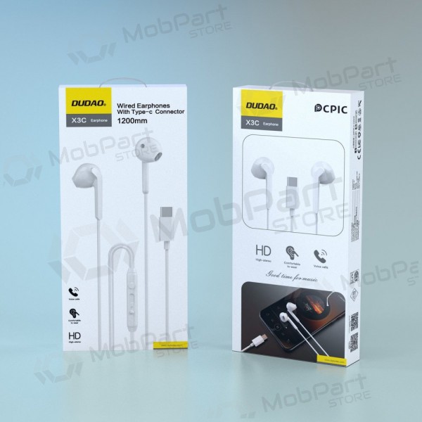 USB-C Kopfhörer Dudao X3C weiß