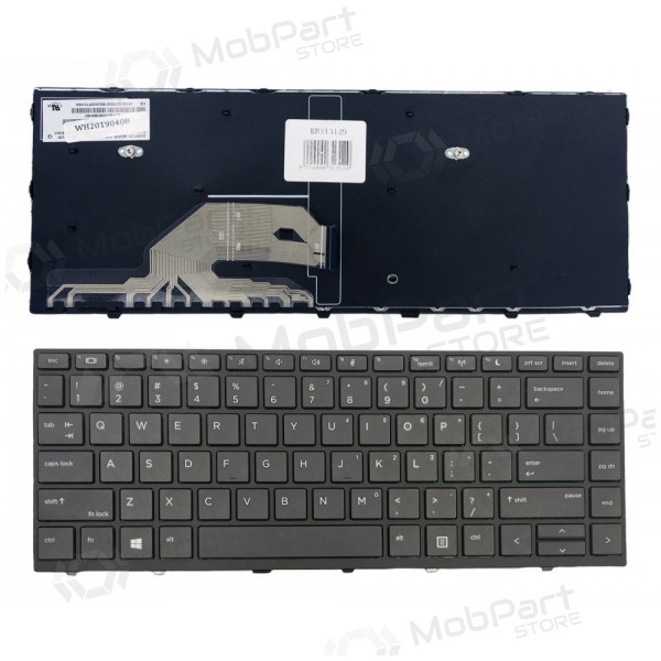HP Probook: 430 G5, 440 G5 Tastatur mit Rahmen HP Probook: 430 G5, 440 G5 Tastatur mit Rahmen
