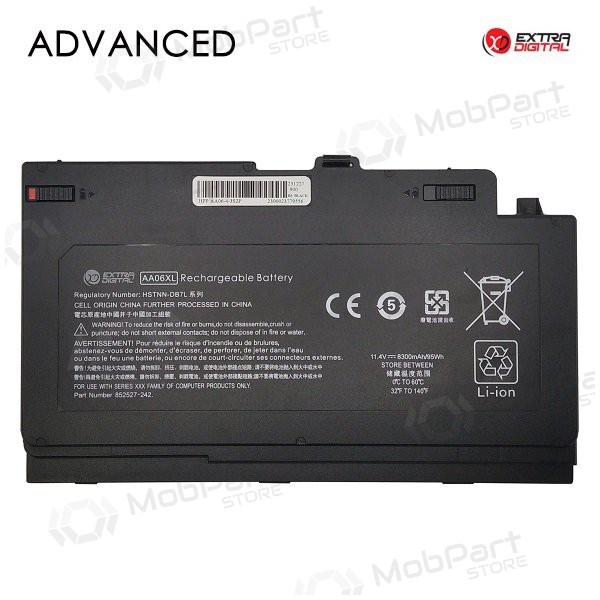 HP AA06XL, 8300mAh Laptop-Batterie / Akku, Advanced HP AA06XL, 8300mAh Laptop-Batterie / Akku, Advanced