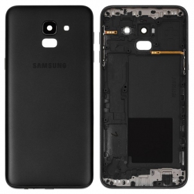 Samsung J600 Galaxy J6 2018 Rückseite Akkudeckel (Schwarz) (gebraucht grade B, original)