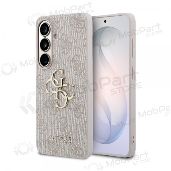 Samsung Galaxy S26 hülle - Guess PU 4G Metal Logo (rosa)