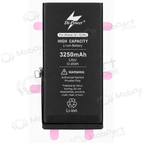Apple iPhone 12 / 12 Pro Akku, Di-Power 3250 mAh (erhöhte Kapazität)