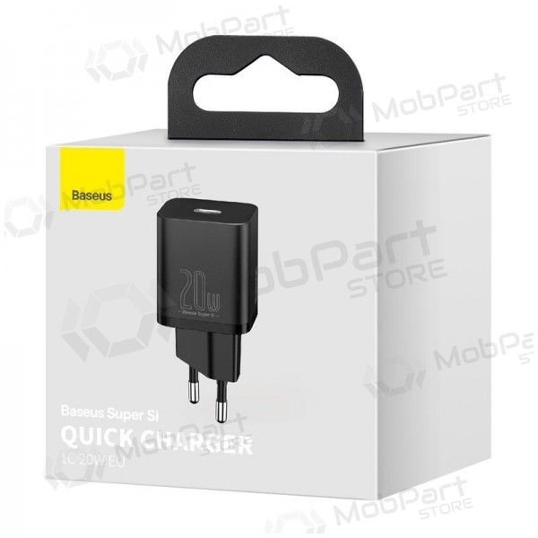 Ladegerät buitinis Baseus Super Si 20W Schwarz CCSUP-B01