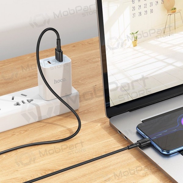 USB Kabel Hoco X83 USB-A to MicroUSB 1.0m Schwarz