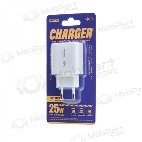 Telefonladegerät Remax RP-U137 25 W USB-C weiß