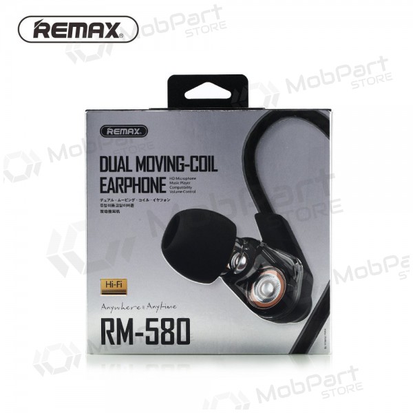 Freisprecheinrichtung Remax RM-580 3,5mm (Schwarz)