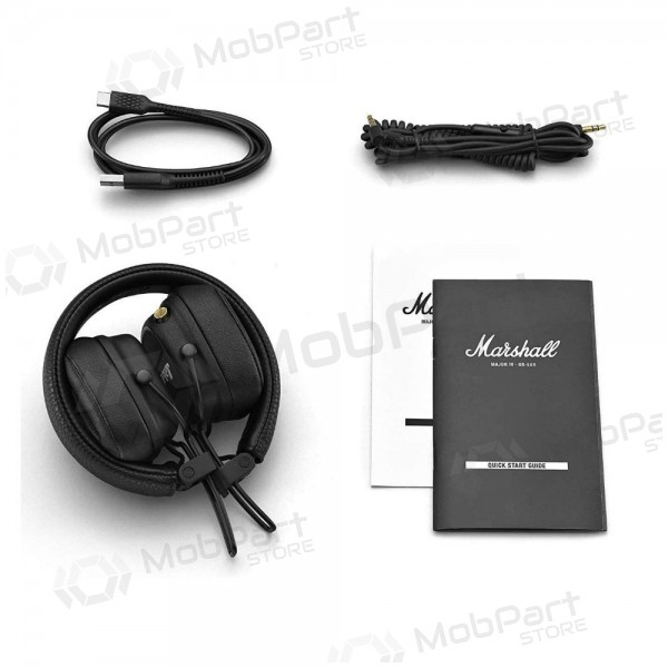 Kabellose kopfhörer mit mikrofon Marshall Major IV Bluetooth schwarz