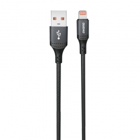 Lightning Kabel Dudao L3SL USB-A zu Lightning 1.2 m 3 A schwarz