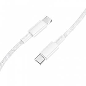 USB-C-kabel Borofone BX117 USB-C auf USB-C 1 m 60 W weiß