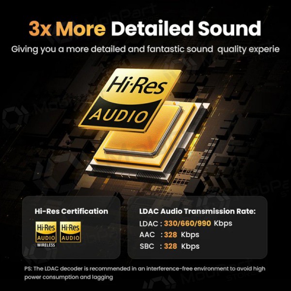 Kabelloss ausinės Ugreen HiTune H6 Pro Active Noise-Cancelling Earbuds (35873) Kabelloss ausinės Ugreen HiTune H6 Pro Active Noise-Cancelling Earbuds (35873)