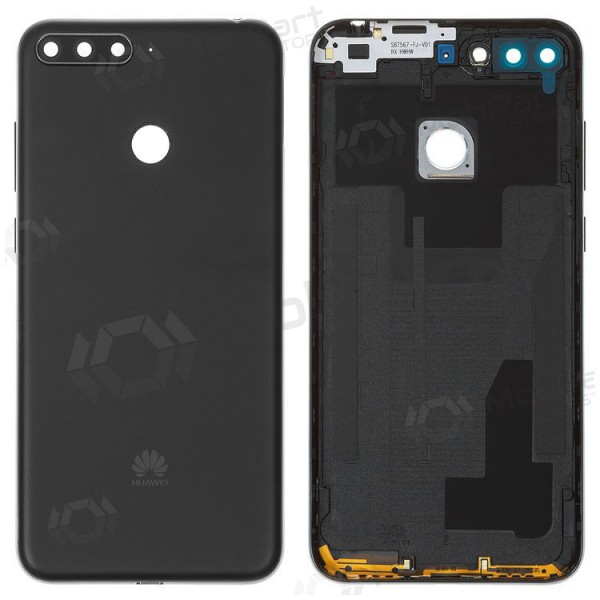 Huawei Y6 Prime 2018 / Honor 7C (AUM-L41) Rückseite Akkudeckel (Schwarz)