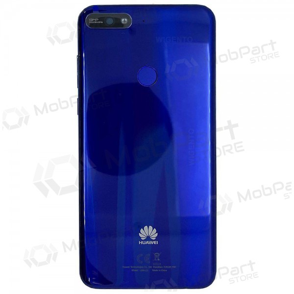Huawei Y7 2018 Rückseite Akkudeckel (Blau) (gebraucht grade A, original)