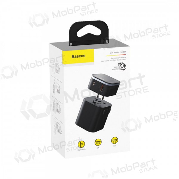 Ladegerät Baseus Removable 2in1 PPS Quick Charger TZPPS-01 (Schwarz)