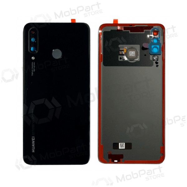 Huawei P30 Lite / P30 Lite New Edition 2020 48MP Rückseite Akkudeckel Schwarz (Midnight Black) (gebraucht grade A, original)
