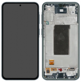 Samsung Galaxy A37 5G display (graugrün) (mit rahmen) (original)