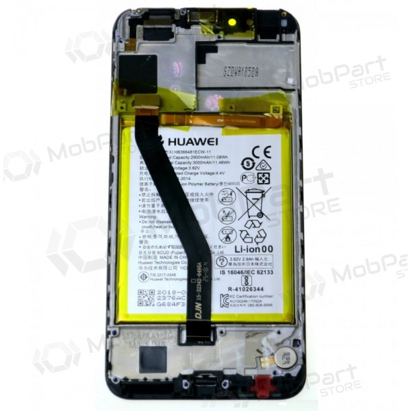 Huawei Y6 2018 / Y6 Prime 2018 Display (Schwarz) (mit Rahmen und Batterie) (service pack) (original) Huawei Y6 2018 / Y6 Prime 2018 Display (Schwarz) (mit Rahmen und Batterie) (service pack) (original)