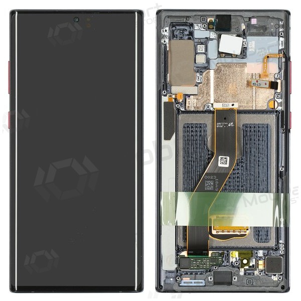 Ekranas Samsung N975 Note 10 Plus/N976 Note 10 Plus 5G su lietimui jautriu stikliuku und rėmeliu Black OLED (real size) Ekranas Samsung N975 Note 10 Plus/N976 Note 10 Plus 5G su lietimui jautriu stikliuku und rėmeliu Black OLED (real size)