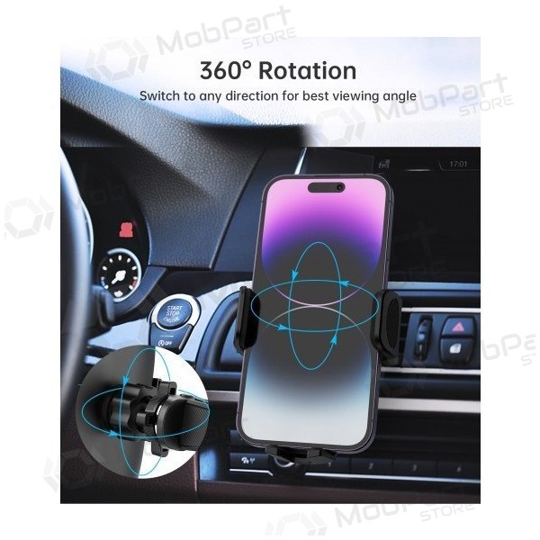 Halterung für Autotelefon Choetech H066 Schwarz