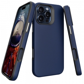 Handyhülle Perfectionists Triangle Mag Case Apple iPhone 13 Pro Max Dunkelblau
