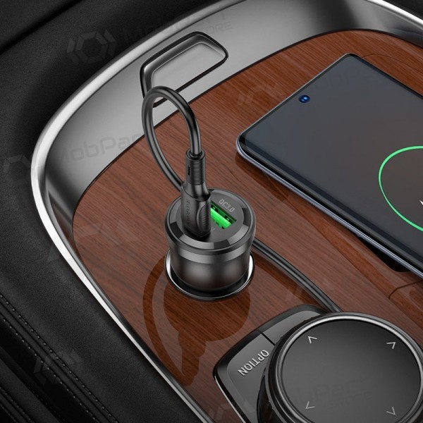 Autoladegerät Borofone BZ25 38 W USB-C + USB-A PD QC schwarz