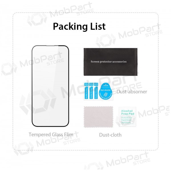 LCD apsauginis stikliukas Dux Ducis Redmi 14C/Redmi A4/Poco C75 Schwarz