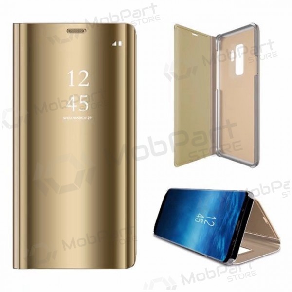 Apple iPhone XS Max hülle - Clear View Stand Cover (gold)