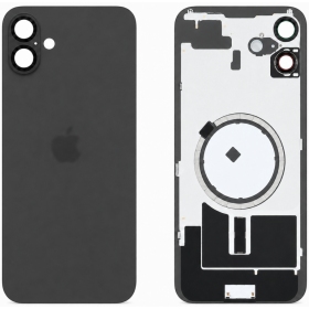 Apple iPhone 16 Plus rückseitige Abdeckung (schwarz) (Premium)