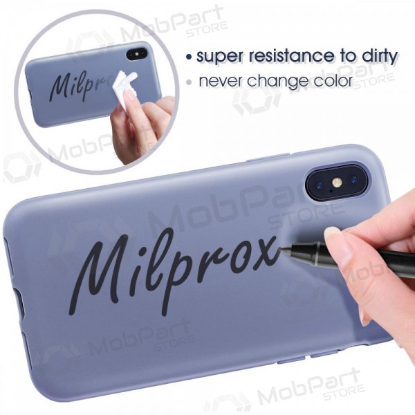 Apple iPhone 11 Pro Max hülle - Liquid Silicone 2.0mm (lavendelgrau)