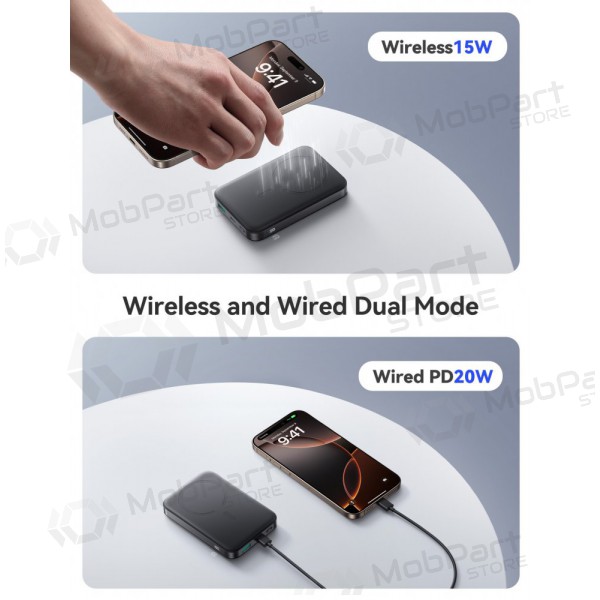 Externe Batterie Power Bank Joyroom JR-PBM12 22.5W Magnetic Wireless 10000mAh Schwarz Externe Batterie Power Bank Joyroom JR-PBM12 22.5W Magnetic Wireless 10000mAh Schwarz