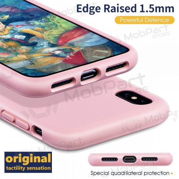 Apple iPhone 13 Pro Max hülle - Liquid Silicone 1.5mm (rosa)