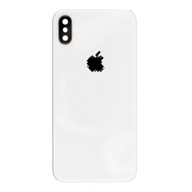 Apple iPhone X Rückseite Akkudeckel (Silbrig) (gebraucht grade B, original)