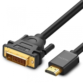 HDMI Kabel Ugreen HD106 HDMI zu DVI 24+1 1.5 m bidirektional schwarz