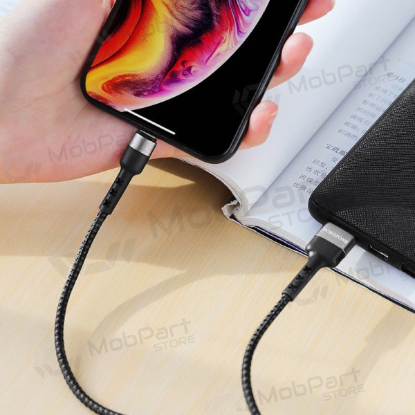 USB Kabel Borofone BX34 Lightning 1.0m (Schwarz)