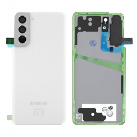 Samsung G991 Galaxy S21 5G Rückseite Akkudeckel (Phantom White) (gebraucht grade C, original)