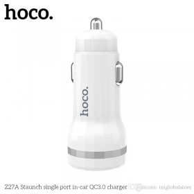 Ladegerät automobilinis Hoco Z27A Staunch Quick Charge 3.0 (3.1A) (Weiß)