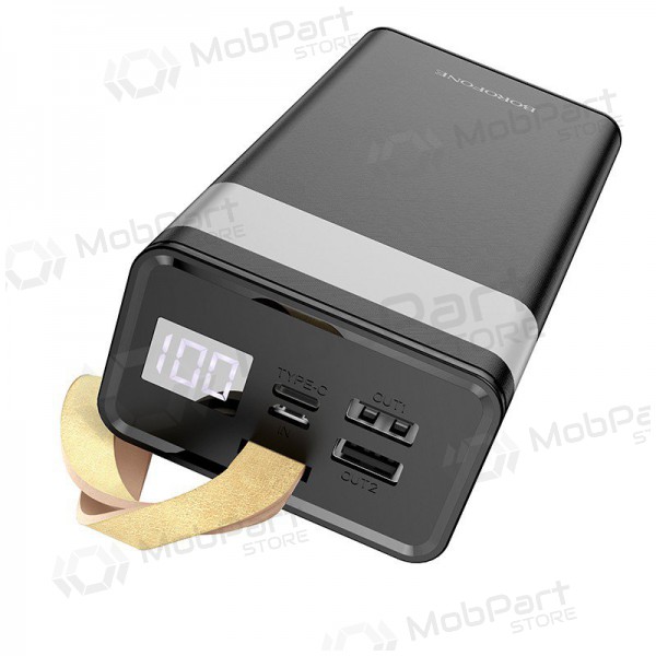 externe Batterie Power Bank Borofone BJ18A 2xUSB 2A 30000mAh Schwarz