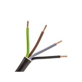 Stromkabel Lietkabelis CYKY 4x6 mm² kupfer PVC 450/750V massiv.