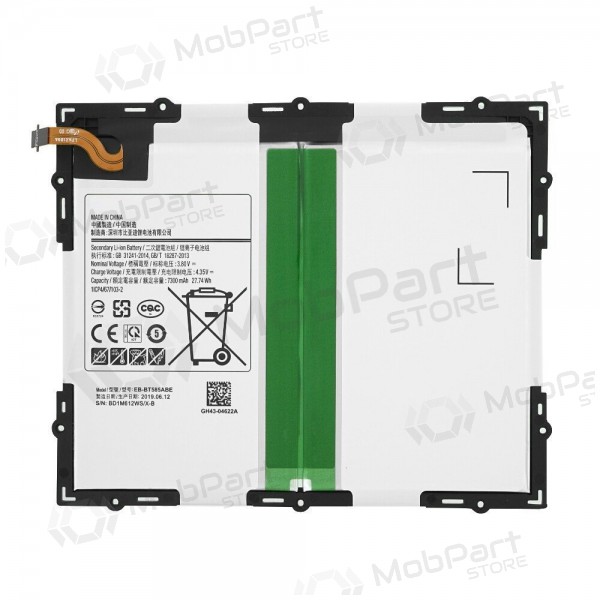 Samsung Galaxy Tab A 10.1 (2016) 9.6 Batterie, akumuliatorius (EB-BT585ABE) Samsung Galaxy Tab A 10.1 (2016) 9.6 Batterie, akumuliatorius (EB-BT585ABE)