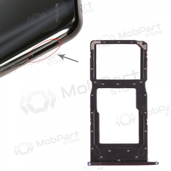 Huawei P Smart 2019 SIM-Kartenhalter (Schwarz)