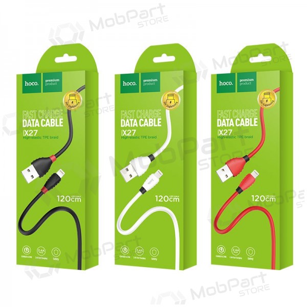 USB Kabel HOCO X27 lightning 1.2m (Weiß)