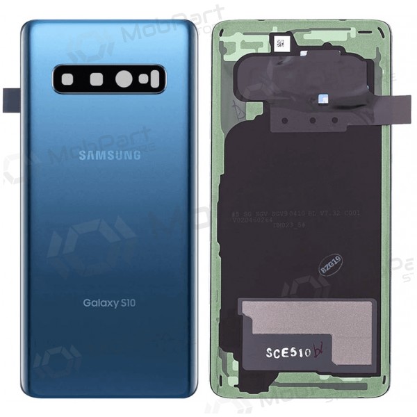 Samsung Galaxy S10+ rückseitige Abdeckung (blau) (original)