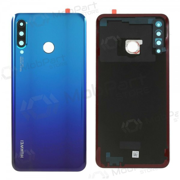 Huawei P30 Lite / P30 Lite New Edition 2020 48MP Rückseite Akkudeckel (Peacock Blue) (gebraucht grade C, original)