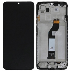 Xiaomi Redmi 13C 5G Original Display (schwarz) (mit Rahmen)