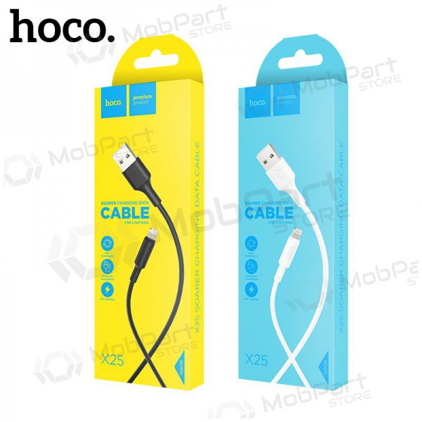 USB Kabel HOCO X25 lightning 1.0m (Weiß) USB Kabel HOCO X25 lightning 1.0m (Weiß)