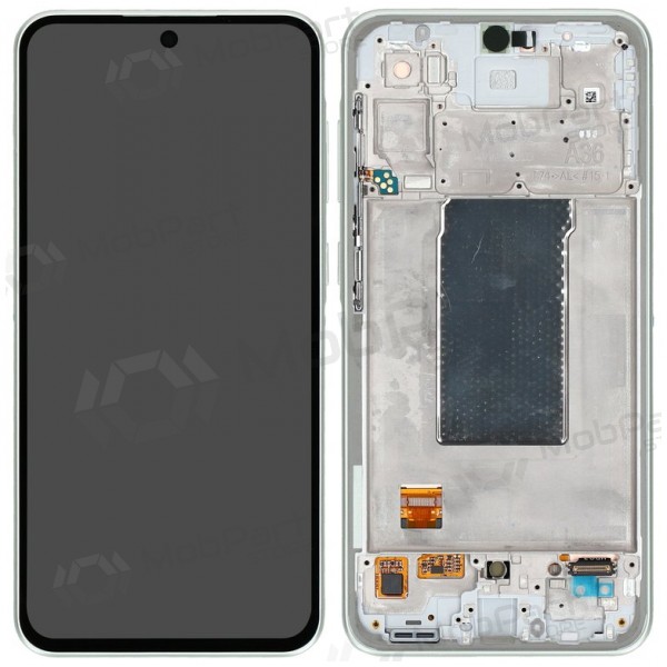 Samsung Galaxy A36 bildschirm (grün) (mit rahmen) (original)