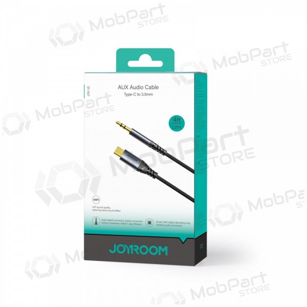 Audio Kabel Joyroom SY-A07 USB-C to 3,5mm 1.2m Schwarz