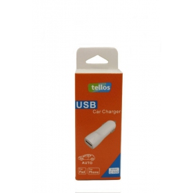 Auto-Ladegerät Tellos C102 USB 1A (Weiß)